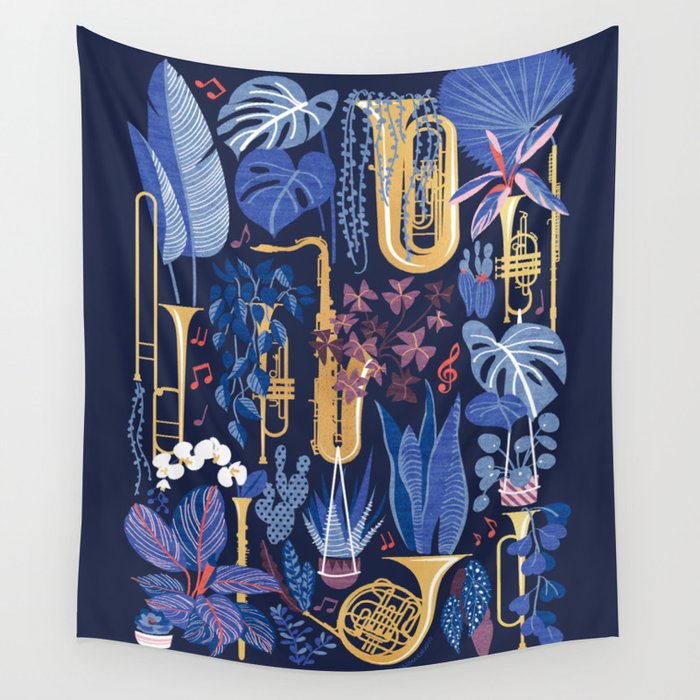 Music store note tapestry