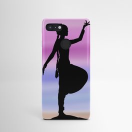 Sunset Indian dancer Android Case