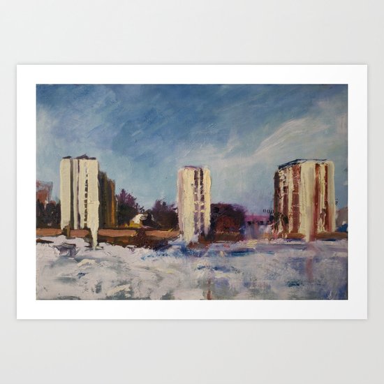 Borlänge - Sweden Art Print
