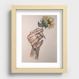 forever in your hands Recessed Framed Print