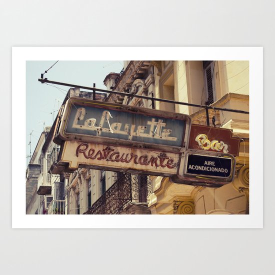 aire acondicionado Art Print