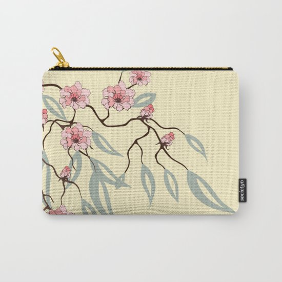 Floral. Dreams of spring. Pink sakura. Carry-All Pouch