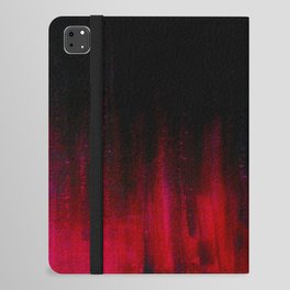 Red and Black Abstract iPad Folio Case