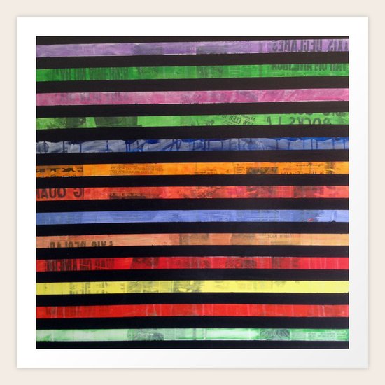 STRIPES5 Art Print