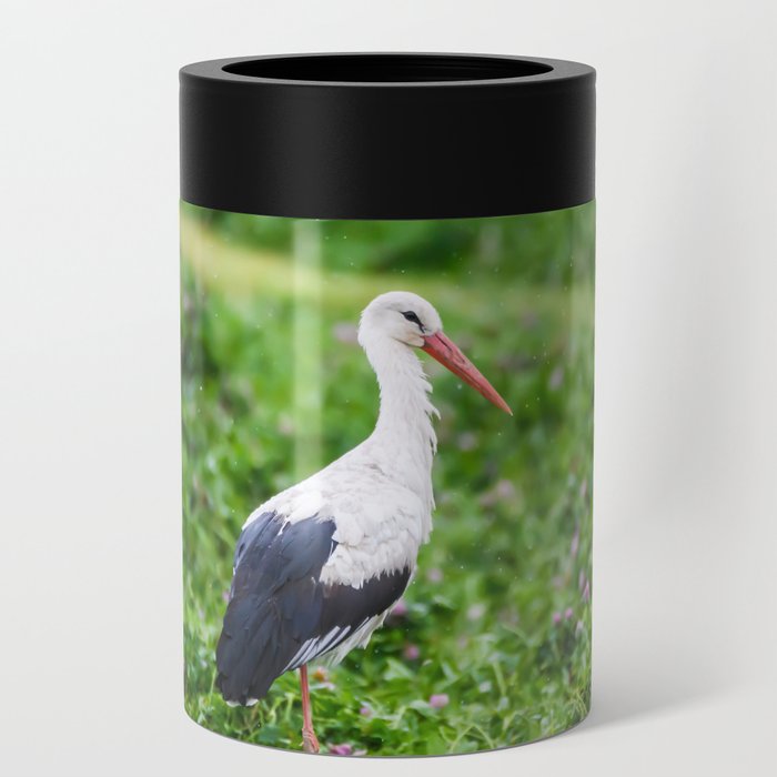 White stork Can Cooler