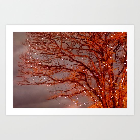 Magical In Red Art Print