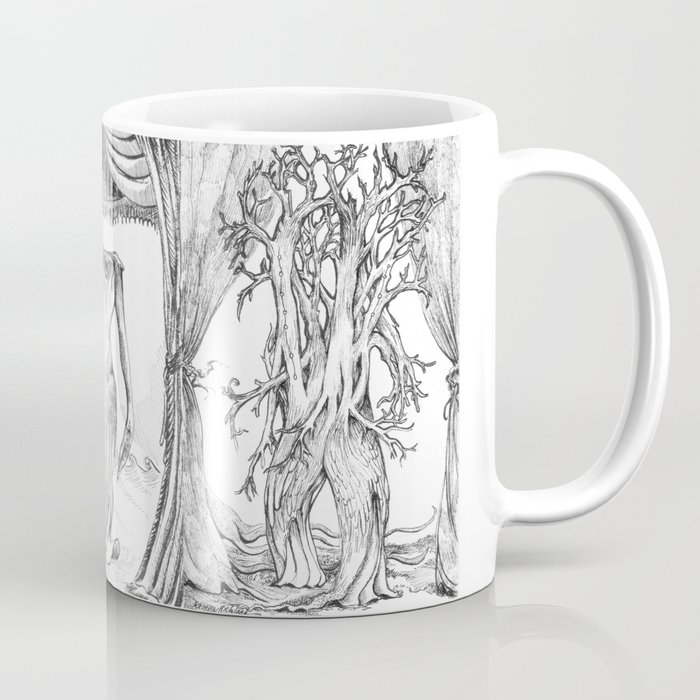 Haunted Clothing-Beetle, Ocean and Tree  Coffee Mug