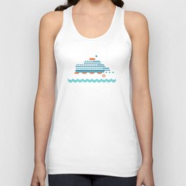 Cruising Together For 1 Years Wedding Anniversary Unisex Tank Top