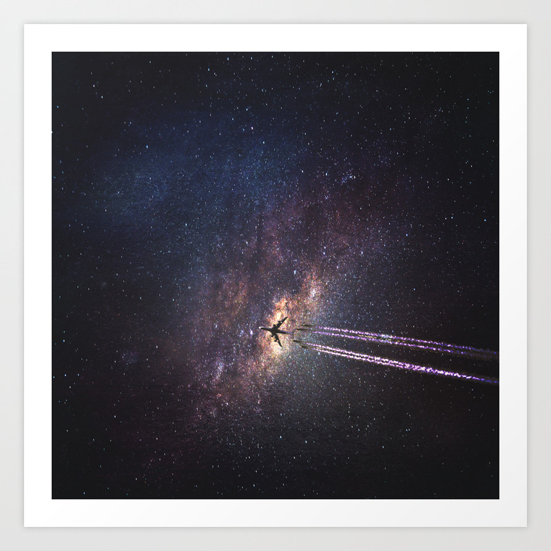 Intergalactic Space Travel Art Print By Dirkwuestenhagenimagery Society6