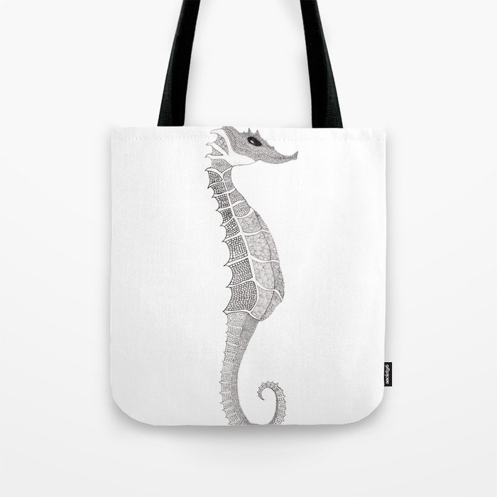 swirly bellied sea dragon Tote Bag