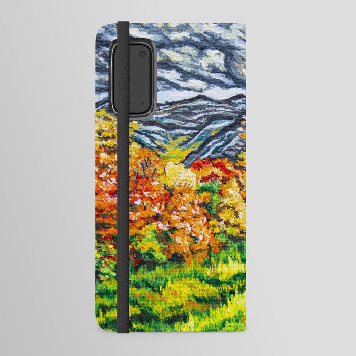 Utah Red Autumn Android Wallet Case