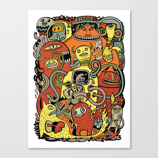 Warm in Canvas Print