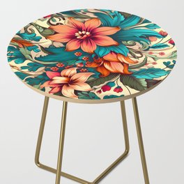 Floral Interior Design - Transform Your Space with Nature's Elegance Side Table