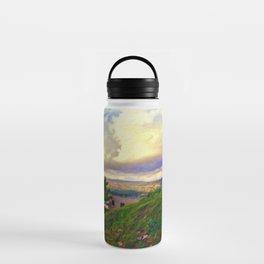 Over Skies and Mountains in Jerusalem Water Bottle