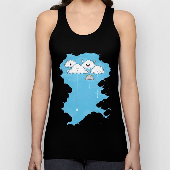 Young Clouds fooling around Unisex Tank Top