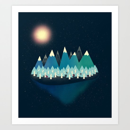 Somewhere In Between Art Print