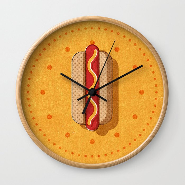 FAST FOOD / Hot Dog Wall Clock