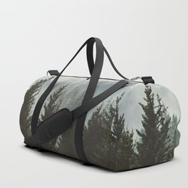 Forest Fog Mountain IV - Wanderlust Nature Photography Duffle Bag
