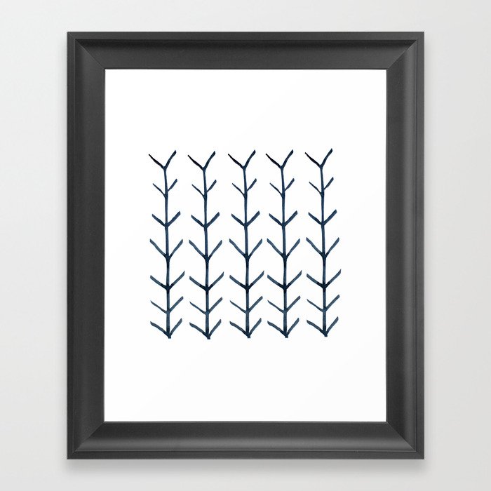 Twigs and branches Framed Art Print