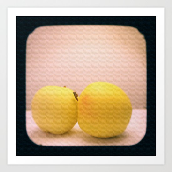 Apples with Texture TTV Art Print