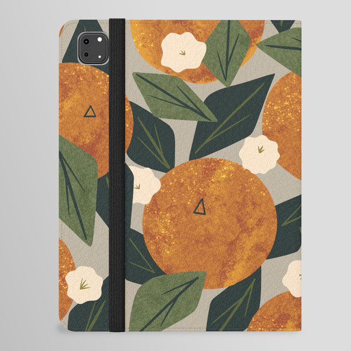 Orange Bouquet iPad Folio Case
