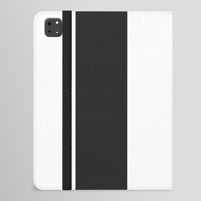 Black and white stripe pattern iPad Folio Case