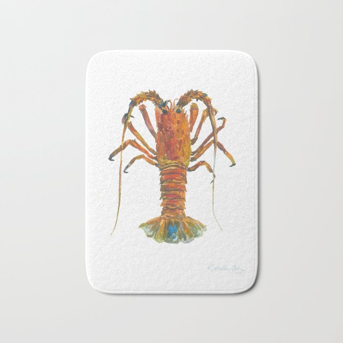 Spiny lobster Bath Mat