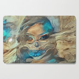 Sand Storm Ghost | AI-Generated Art Cutting Board