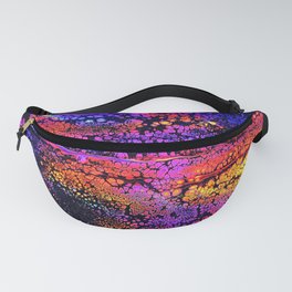 Astronomy Dominea Abstract Galaxy Acrylic Pour Painting Fanny Pack