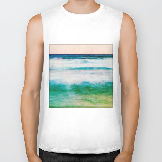 watercolor Biker Tank