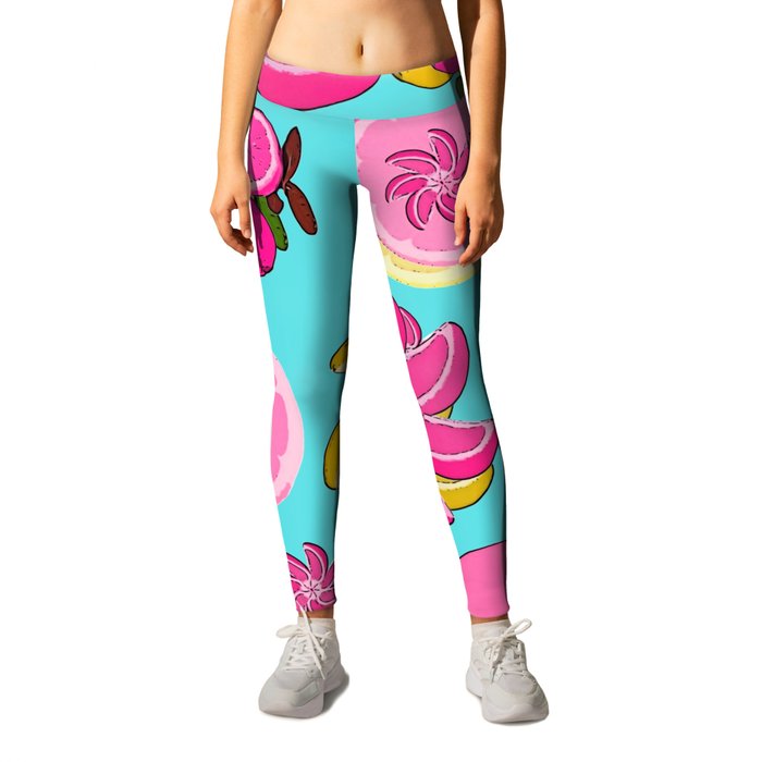 Blue new arrivals lemon leggings