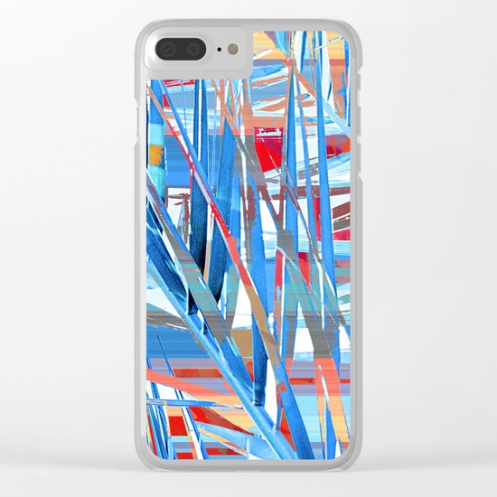 Floral abstract(45). Clear iPhone Case