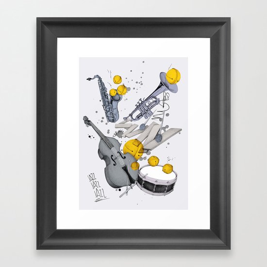 Jazz Jazz Jazz Framed Art Print