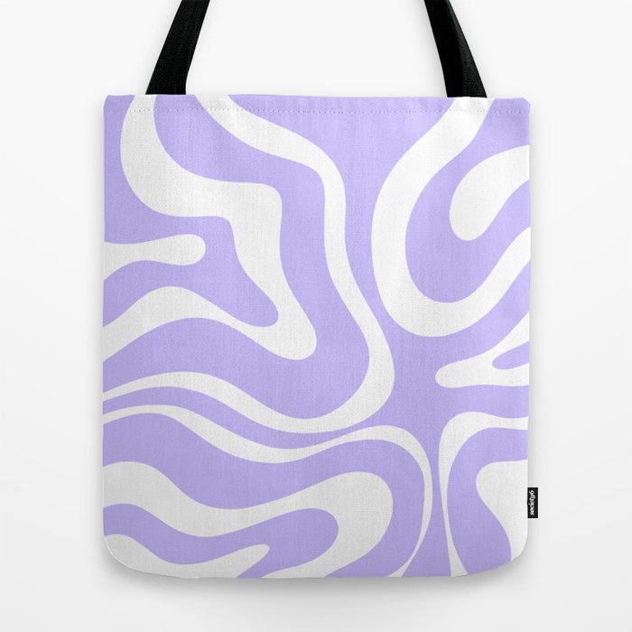 Purple circle star shape with optical art effect, flourish object on dark  purple background Tote Bag