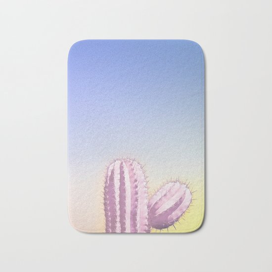 My Pink Cactus Bath Mat
