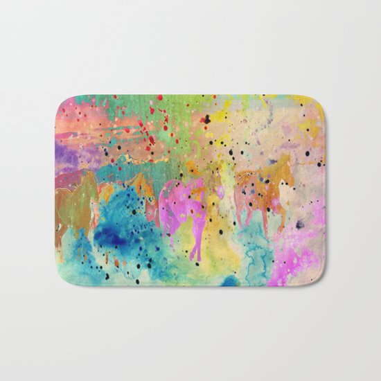 Horses Bath Mat