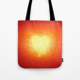 Golden Heart Tote Bag