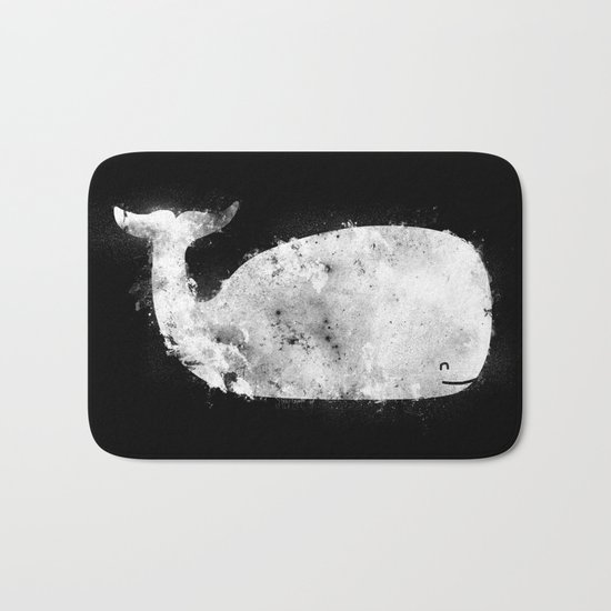 Bleached Whale Bath Mat