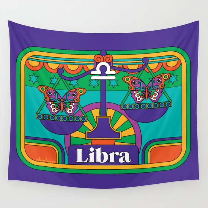 Libra Wall Tapestry