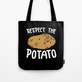 Respect The Potato Lover Vegetable Vegetarian Tote Bag