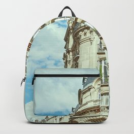 Haussmannian Building in Paris Backpack | Digital, Romantic, Napoleoniii, Ancient, Mansard, Stone, Bridge, Cityscape, Capital, Buildingsparis 