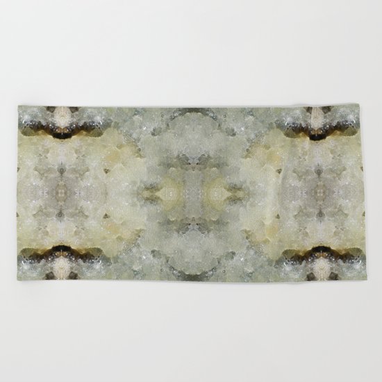 Abstract marble pattern Beach Towel
