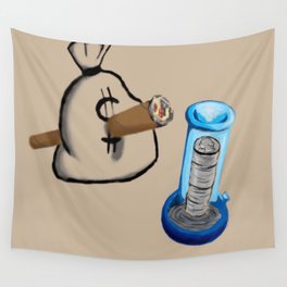 The Cost of Consumption Wall Tapestry
