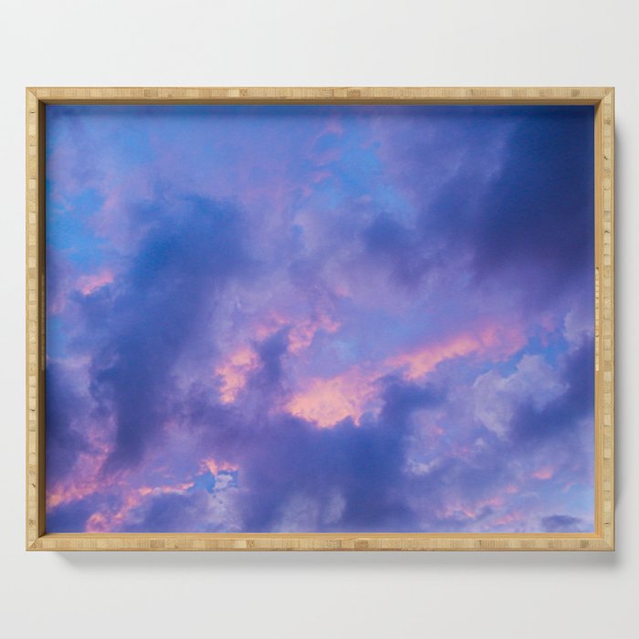 Dusk Clouds Serving Tray