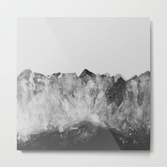 Crystal Soul Geode Metal Print