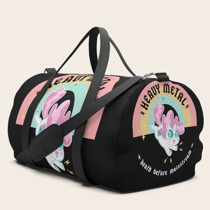 HEAVY METAL Baby Unicorn Duffle Bag by Patterns and Critters
