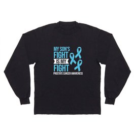 Prostate Cancer Blue Ribbon Survivor Awareness Long Sleeve T-shirt