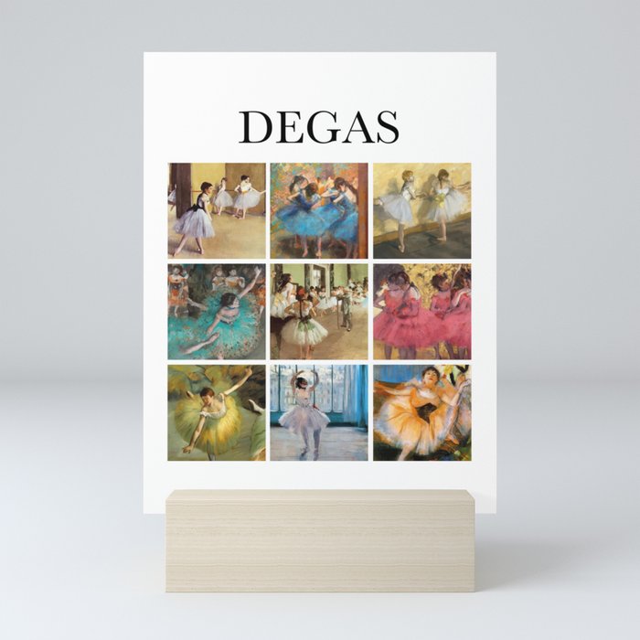 Degas - Collage Mini Art Print