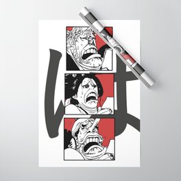 One Piece Ha Robin Usopp Franky Reaction Wrapping Paper