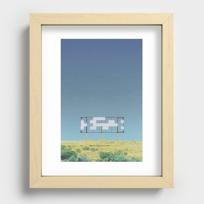 The Cloud Recessed Framed Print